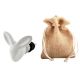 White Rabbit Face Ceramic Wine Bottle Stopper